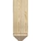 Ekena Millwork Funston Arts and Crafts Rough Sawn Bracket w/ Offset Brace, Douglas Fir, 8"W x 22"D x 22"H BKT0806X22X22FST03RDF - alternate 3